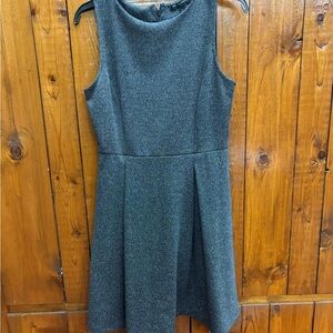 Banana Republic Black and White Textured Dress